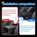 Autorder Center Console Cover for 2024 2025 2026 Toyota Tacoma Accessories Armrest Cover Anti-Scratch Middle Console Pad Leather Armrest Protector