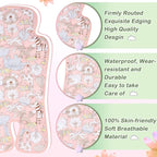 Pinkunn Gel Car Seat Baby Cooling Pad for Summer Breathable Stroller Cooler Pad Multifunctional Carseat Cooling Mat for Baby Child Dining Chair Safety Seat Stroller(Pink,Animal)