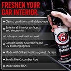 Adam's Polishes Interior Detailer Gallon (Cucumber Aloe) - Total Car Interior Cleaner, Protectant & Dressing | All Purpose Cleaner & Leather Conditioner | Vinyl, Dashboard, Screen, Seat Cleaner
