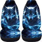 Lightning Wolf Car Seat Covers for Front Seat Breathable Car Seat Cover Protection Interior Accessories Easy to Install and Clean Universal for Cars SUV