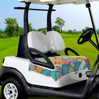 ENYORSE Golf Cart Seat Covers - Ethnic Style Golf Cart Towel Blanket for 2/4 Seater, Soft & Breathable Microfiber, Keeps Seats Cool & Comfortable, 51”x31”, Fits EZGO/Yamaha/Club Car