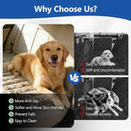 Thickened Dog Bed for Car Back Seat, Upgraded Bottom Non-Slip, Fits Hard Bottom car seat Cover for Dogs, Premium Mixed Color, Dog Car Seat Cover