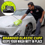 Chemical Guys CWS_101_16W Car Wash Starter Bundle - Maxi-Suds II Foaming Car Wash Soap, 16 oz, Cherry Scent + Green Chenille Wash Mitt (2 Items) Works on Cars, Trucks, SUVs, RVs & More