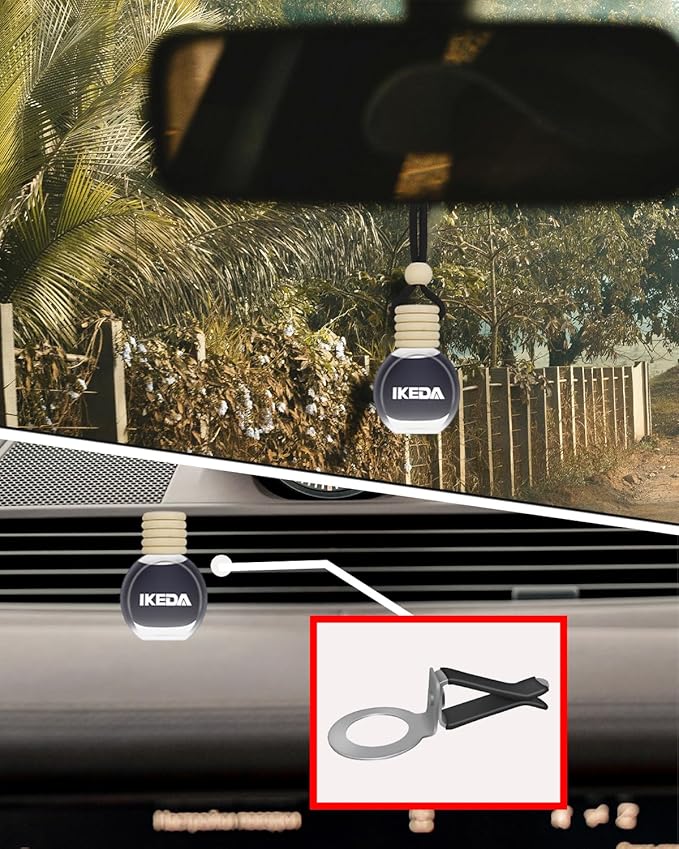 Car Air Freshener,3pcs Car Deodorizer Long-Lasting Nature Scent,Powered Aroma Automotive Hanging Decor for Home,Auto,Women,Men