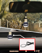 Car Air Freshener,3pcs Car Deodorizer Long-Lasting Nature Scent,Powered Aroma Automotive Hanging Decor for Home,Auto,Women,Men