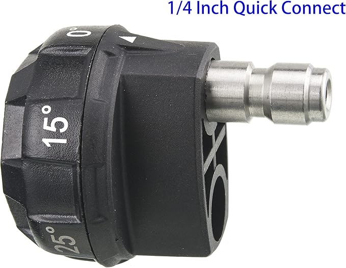 JOEJET Pressure Washer Nozzle Tips, 6-in-1 Quick Changeover, Adjustable Pressure Washer Nozzle with 1/4 Inch Quick Connect, 4000 PSI