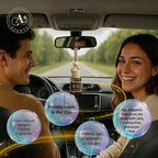 Santal & Coconut - A Fragrant Whisper of Opulent Tropical Serenity! - Luxury Car Hanging Diffuser - Long Lasting Car Freshener - Lasts up to 60 days | A+ Scents