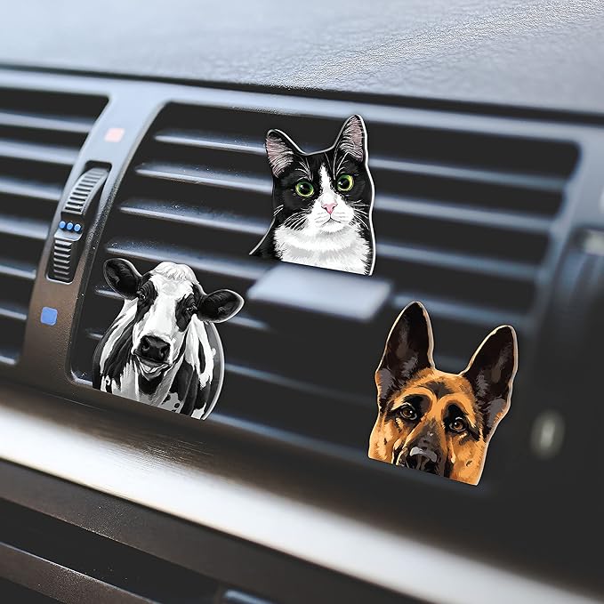 WIRESTER Fresh Scented Car Air Freshener Vent Clip, Decorative Accessories, Interior Decoration for Cars