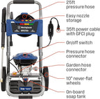 Westinghouse WPX2700e Electric Pressure Washer, 2700 Max PSI and 1.76 Max GPM, Induction Motor, Onboard Soap Tank, Spray Gun and Wand, 5 Nozzle Set, for Cars/Fences/Driveways/Homes/Patios/Furniture