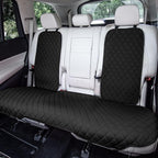 FH Group Car Seat Cushion Neosupreme Automotive Seat Cushions - Universal Fit, Rear Car Seat Cushion, Car Seat Cushions With Non-slip Silicone Backing for SUV, Sedan, Van Rear Set Black