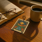 Vintage Boho Witchy Tarot Card Car Air Freshener 3 Pcs, the Sun Moon Star Tarot Card Air Freshener Hanging for Cars Books Closet Drawer, Witchy Car Accessories for Women Men