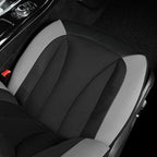 GIANT PANDA Fit Subaru Outback Forester Crosstrek Legacy Impreza Front Car Seat Cover, 3D Air Mesh Breathable Seat Protector（Grey+Black2-Pack）