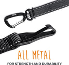 Mighty Paw Dog Seat Belt For Car - LATCH Compatible Adjustable Dog Seatbelt Harness for Small, Medium and Large Pets. Distraction Free Driving, Heavy-Duty Design with Aviation Grade Aluminum Carabiner