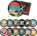 Personalized Customized Photo Car Air Freshener，Double Sided Customized Car Fresheners，Custom Air Fresheners With Picture for Boyfriend、Dad、Mom、Music Lovers.（12pcs Vinyl）