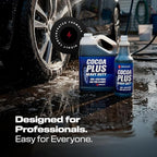 Wheel and Tire Cleaner – Acid Free, Concentrated 6:1 Rim Cleaner Spray – Professional Brake Dust Remover – Briggs Cocoa Plus, Safe for Chrome, Painted & Alloy Wheels – 128oz