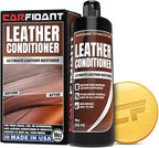 Leather Couch Conditioner & Restorer - Full Leather Restore & Conditioning Kit with Applicator Pad for Car Seats, Couch, Furniture, Shoe, Sofa, Bag & Purses - 18 fl. oz.
