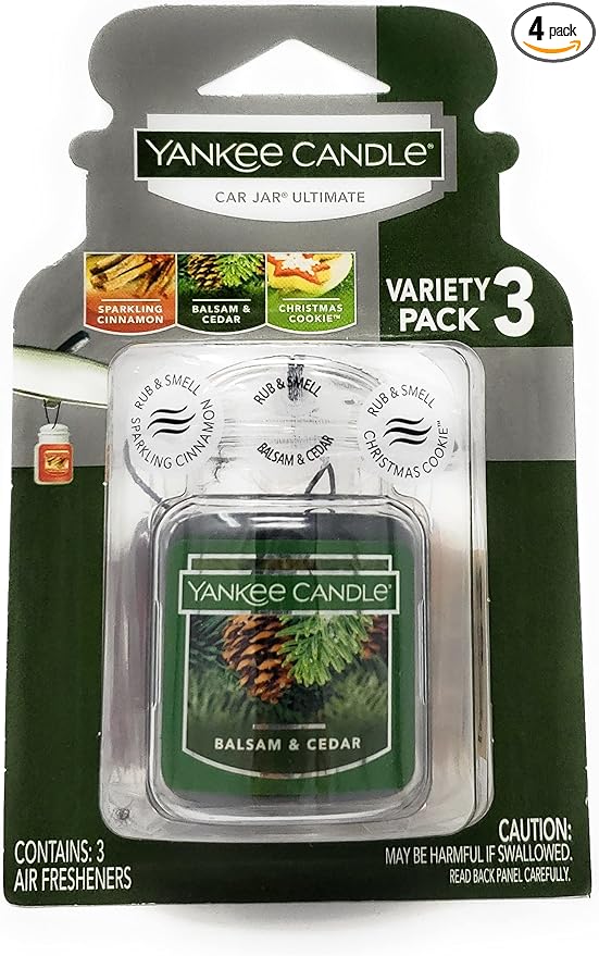 Yankee Candle Ultimate Car Jar (Cedar, Cookie, Cinnamon)