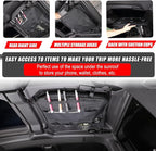 Car Sunroof Organizer Bag Compatible with 2024 2025 2026 Hummer EV Roof Panel Storage Bag Waterproof Foldable Multi-Function Car Rooftop Carrier Sunroof Storage Bags (Rear Top Roof Glass-Right)