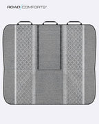 Road Comforts Baja Bench Seat Covers Grey Diamond Rear Blanket Seat Covers - Jacquard Fabric, Airbag Compatible, Universal Fits Car, Truck, SUV, and Vans