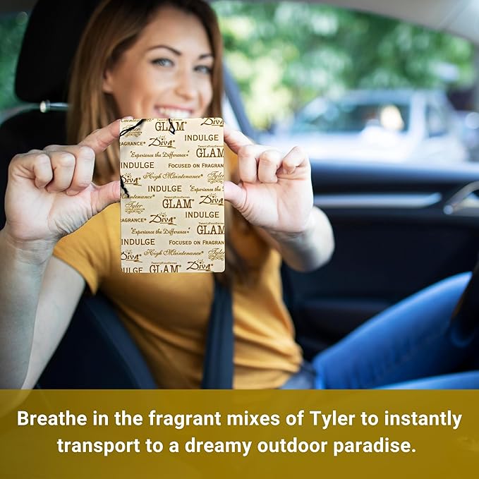 Worldwide Nutrition Tyler AutoGlam Car Air Fresheners - 3 Pack Bless Your Heart Scent - Multi Purpose Key Chain