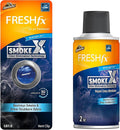 Armor All Fresh FX Smoke X Car Odor Eliminator, Car Air Freshener, Pack of 1 + Car Air Freshener, Smoke X by Armor All, Car Air Freshener and Purifier, 2 Oz Each Midnight Air Scent