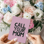 Mancheng-zi Funny Call Your Mom College Dorm Air Freshener 3Pcs, Back to School College Girls Gifts Air Freshener Hanging for Dorm Cars Closet Drawer or Books, Funny Pink Dorm Decor