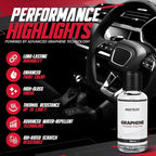 Graphene Ceramic Coating for Cars 50ML | Complete Ceramic Car Coating Kit [PRO] | Invisible & Hydrophobic Nano Auto Coating for Car Paint, Plastic Trim, Wheels, Windshield Glass, & Headlights