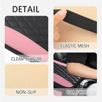 Patchwork Leather Center Console Covers for Cars,Upgraded Arm Rest Cover for Car with Side Storage Pocket for Car Seat Organizer,Middle Console Cover Stylish Car Decoration (Pink)
