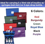FRIO Cooling Wallet - Insulin Cooler for 45+ Hours of Stress Free On The Go - Red - Small