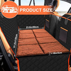Car Backseat Dog Mat, Comfortable Non-Slip Cushion Suitable for Travel Dog Bed and Pet Home Sofa Blanket, Custom Mat for Car Backseat Extender and Seat Cover (Brown 51.2x23.6in)