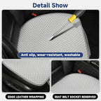 West Llama Car Seat Covers for Summer,Ice Silk Bottom Seat Covers for Cars Include 1 Piece Front Driver Seat Pad Mat Universal Fits 90% SUVs,Cars,Sedans(1Piece-Gray)