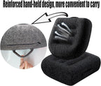 adult short driver car seat booster/booster seat for adults/thick Office Chair Booster Seat,for Short People Effectively Increase Field of View Lower Back Fatigue Relief,for Cars,Office,Home（black）