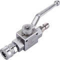 Tool Daily High Pressure Washer Ball Valve Kit, 3/8 Inch Quick Connect for Power Washer Hose, 4500 PSI
