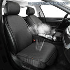 Auto Newer Car Seat Cover,Breathable Front Car Seat Cushion,Comfortable Car Seat Protector,Anti-Slip and Full Wrap Driver Car Seat Protector with Storage Pocket,Universal All Seasons(Black,1PCS)