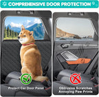 Dog Car Door Protector, 2 Pack Oversized Thickened Door Protectors for Dogs and Pets, Scratch-Resistant, Waterproof, Stain-Resistant Door Covers for Car/SUV/Truck, Universal Size