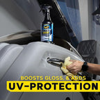Meguiar's Marine & RV Hybrid Ceramic All Surface Sealant - Premium Fiberglass and Gel Coat Sealant that Boosts Gloss, Beading & Protection from UV Damage - Easy to Apply and Wipe Off – 32 Oz Spray