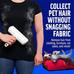Pet Hair Remover Roller – Reusable Lint Roller for Dog & Cat Hair – Self-Cleaning Brush for Couch, Carpet, Furniture & Car Seats – Efficient Fur Removal Tool with Ergonomic Grip