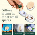 Lifelines Everyday Passive Diffuser Set - Cordless Car Diffuser & for Other Small Spaces - Essential Oil Blend with Precision Pump - Aromatherapy Alternative to Potpourri Bags, & Fragrance Sachets