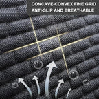 2PCS Car Seat Covers Cushion Pad Breathable Anti Slip Auto Seat Protector Pad with Storage Pocket Universal fit for Most Automotive, Truck, SUV, and Van
