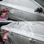 BEAR FORCE Pressure Washer Spray Gun Power Washer Short Gun with M22-ID14mm & Foam Cannon Foam Gun with 5 Nozzles Tips #035 & 3/8'' Quick Connector Swivel, Additional Orifice Nozzle 1.10mm Car Washing