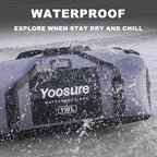 Waterproof Duffel Bag 110L- 700D PVC Dry Bag with Airtight Zipper, Large Dry Bag with Straps&Handles for Camping Boating Kayaking Rafting Canoeing Gym Beach Car Roof Storage (Grey)