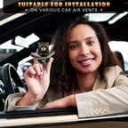 Car Vent Clips - Bear Pilot Car Air Freshener Vent Clip with Rotating Propeller, Durable and Easy to Install, 2.1"x2.5"x2.4" Versatile Size, 2 Aroma Tablets Included, Adds a Playful Touch to Interior