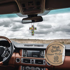 Fresh Fresheners Cute Funny and Aesthetic Car Air Fresheners 4-pack Scented With Premium Oils (Cross)