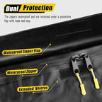 ARKSEN Hitch Cargo Carrier Bag for 19" x 53" Baskets Waterproof 10.75 Cubic Feet Large Capacity Luggage Storage (50" L x 16" W x 23" H) for Car Truck SUV RV or Trailer