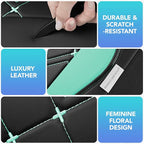 Road Comforts Seat Covers, Premium Leather Car Seat Covers Front Seat for Women Girls,Airbag Compatible, Automotive Seat Covers Universal Fit Most Cars,Vans,Truck,SUV