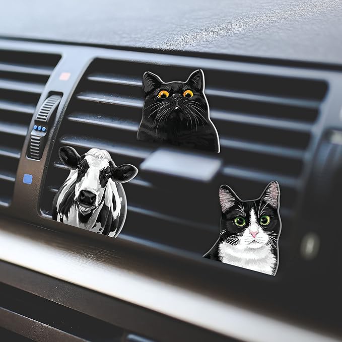 WIRESTER Fresh Scented Car Air Freshener Vent Clip, Decorative Accessories, Interior Decoration for Cars