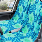2 Pack Car Seat Towel Covers with Storage Bag 63 x 32 Inch Athletic Running Towel Seat Sweat Washable Non Slip Cover Gift for Car Outdoor Sport Activities (Floral Hibiscus)