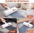 Pet Hair Removal Tool, Reusable Lint Roller for Pet Hair, Self Clean Cat Hair Remover with Dust Bin, Pet Hair Remover Roller, Dog Hair Remover for Couch,Furniture,Carpet,Sofa & Bedding.