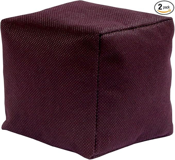 BambooMN Activated Bamboo Charcoal Air Purifier Cube - 500g Burgundy - 2 Units