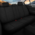 Breathable Premium Car Seat Covers Full Set，3D Air-Mesh Seat Covers for Cars，Comfortable Safety Airbag Compatible，Universal for Most Cars Sedan Truck SUV(Black)